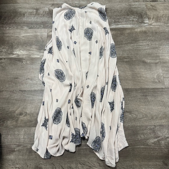 Free People Tree Swing Ivory Pink Mini Dress Size Medium - Picture 10 of 10